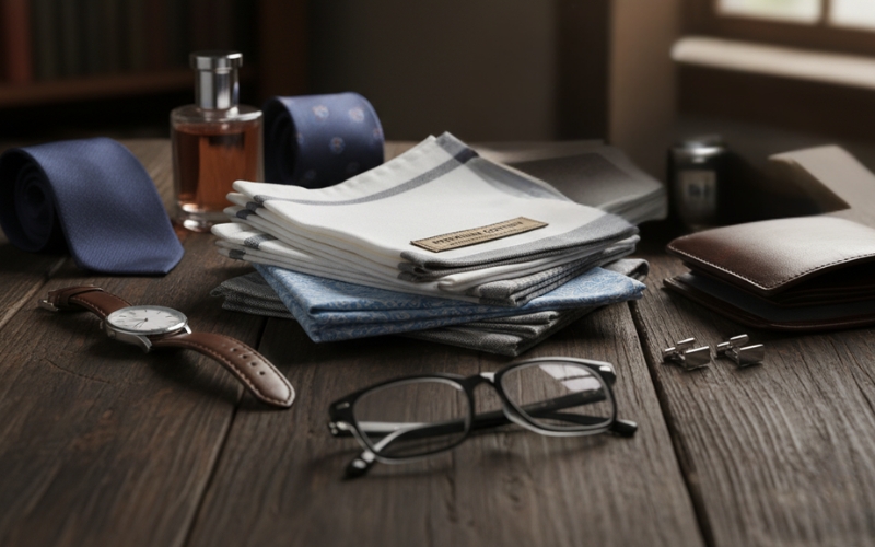 Essential Men’s Accessories: Elevate Your Style with Premium Cotton Handkerchiefs