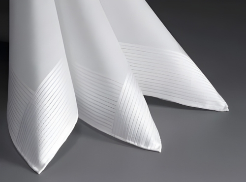 White Border Handkerchiefs Manufacturers